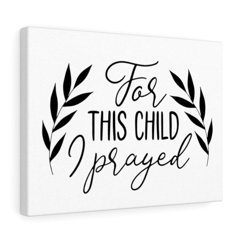 Trinx For This Child Christian Wall Art Print Ready to Hang Wayfair